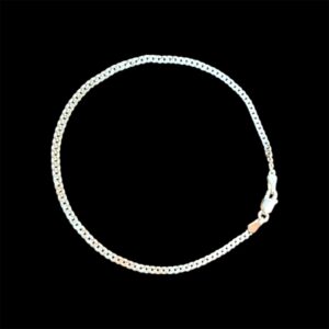 Pulseira Grumet 2mm 20cm em Prata 925