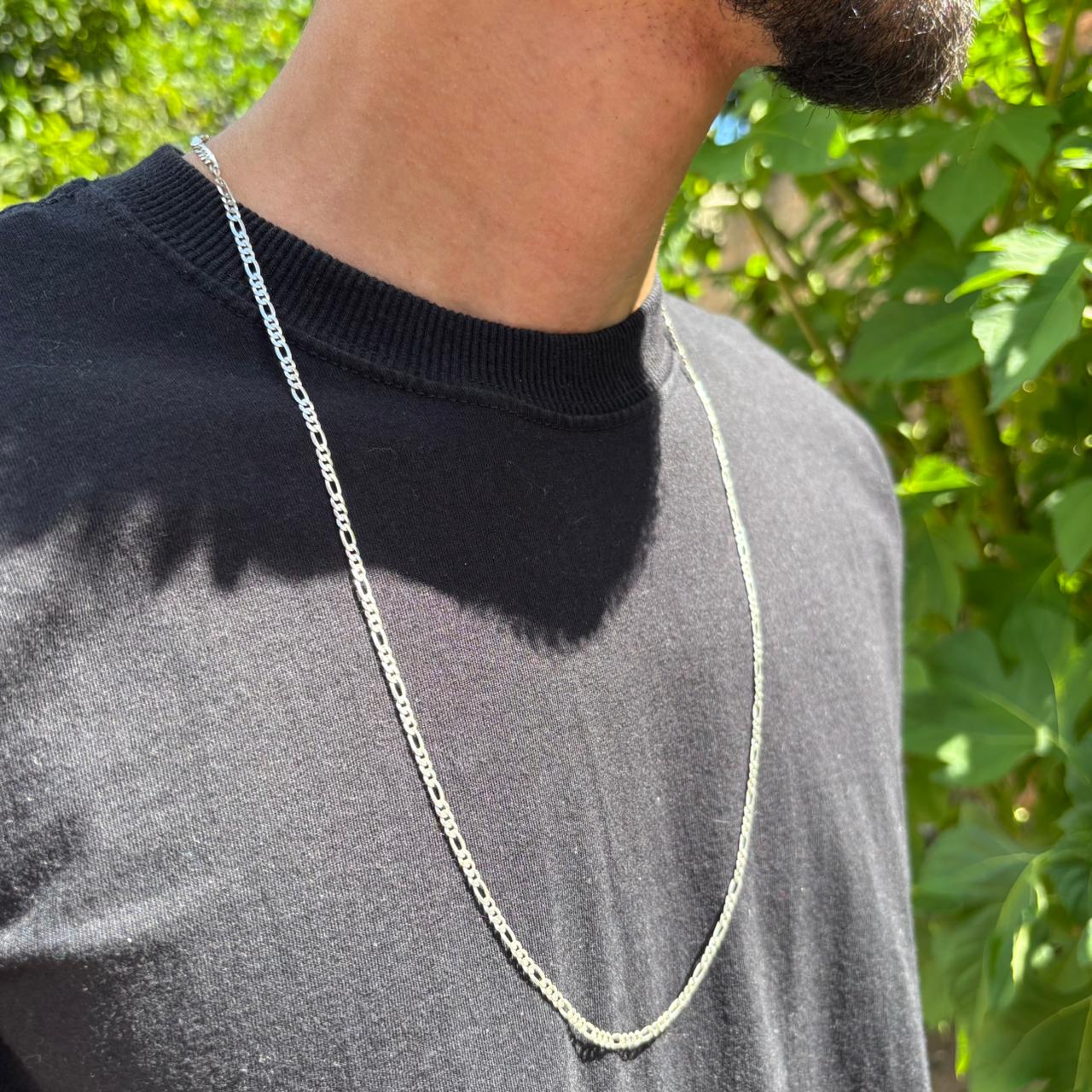 Corrente 3x1 3mm 70cm em Prata 925 - Imagem 2