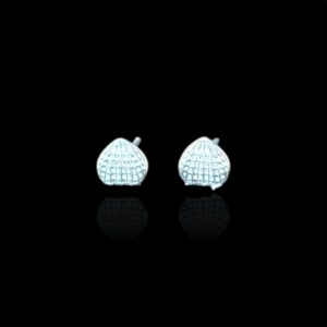 Brinco Concha Renda Italiana em Prata 925